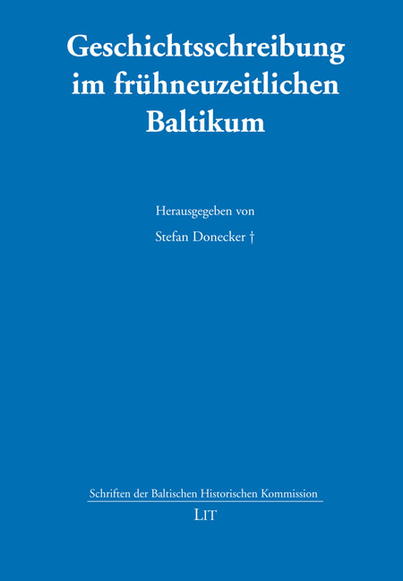 Schriften der Baltischen Historischen Kommission, Band 26